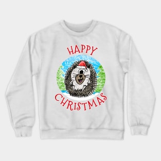 Christmas Hedgehog Wildlife Xmas 2022 Crewneck Sweatshirt